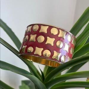 Antika bracelet Elegant Red and Gold Cuff Bracelet Fashion Jewelry New